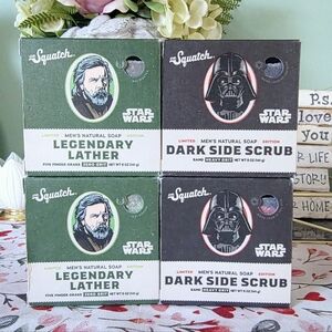 Dr Squatch Star Wars Men's Soap Bars X4